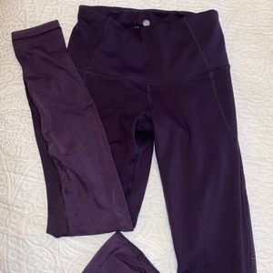 Yogalicious Plum 7/8 Ankle Leggings